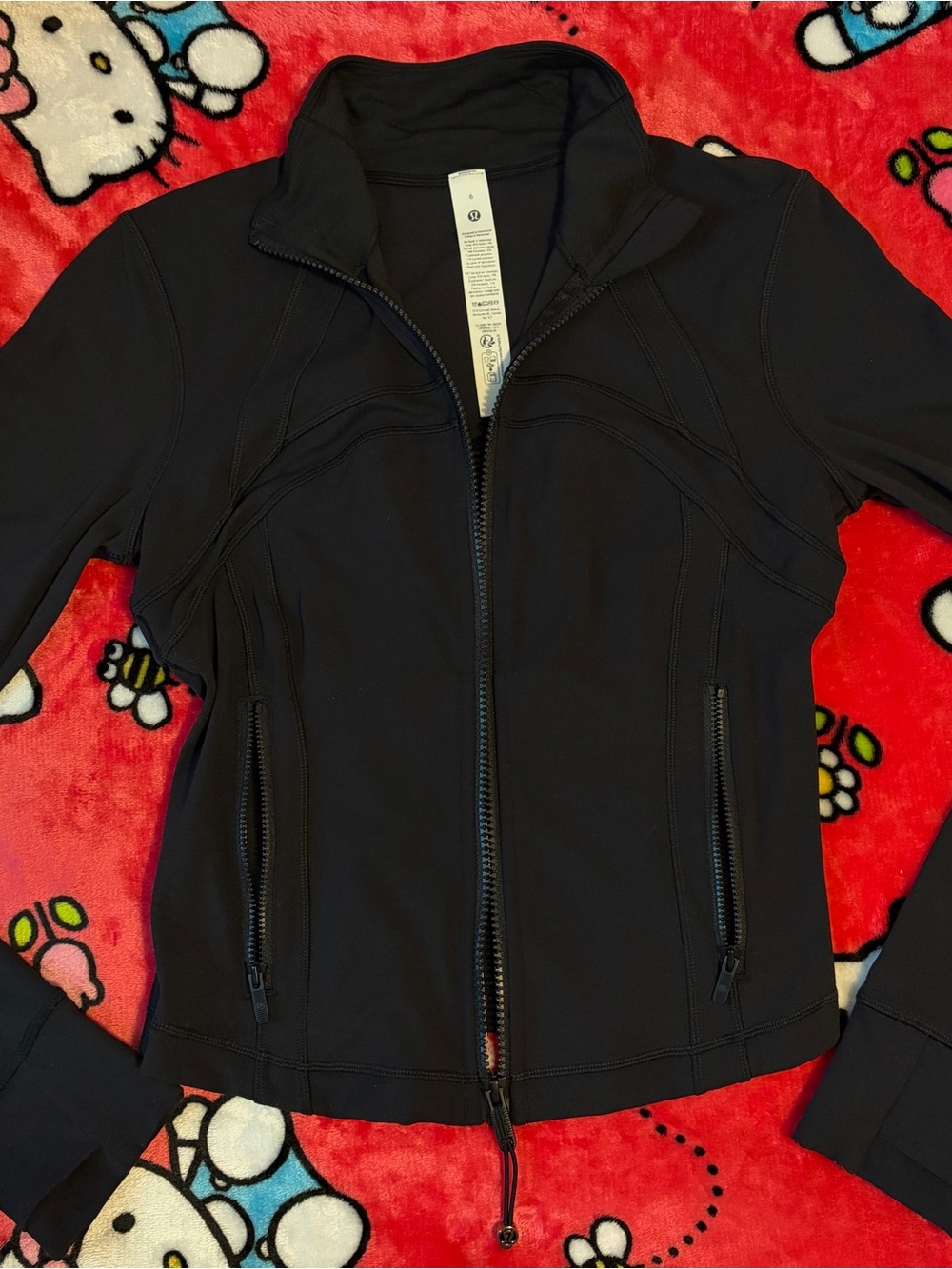 Black Lululemon Cropped Define Jacket